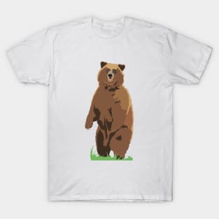 Standing Grizzly Bear T-Shirt